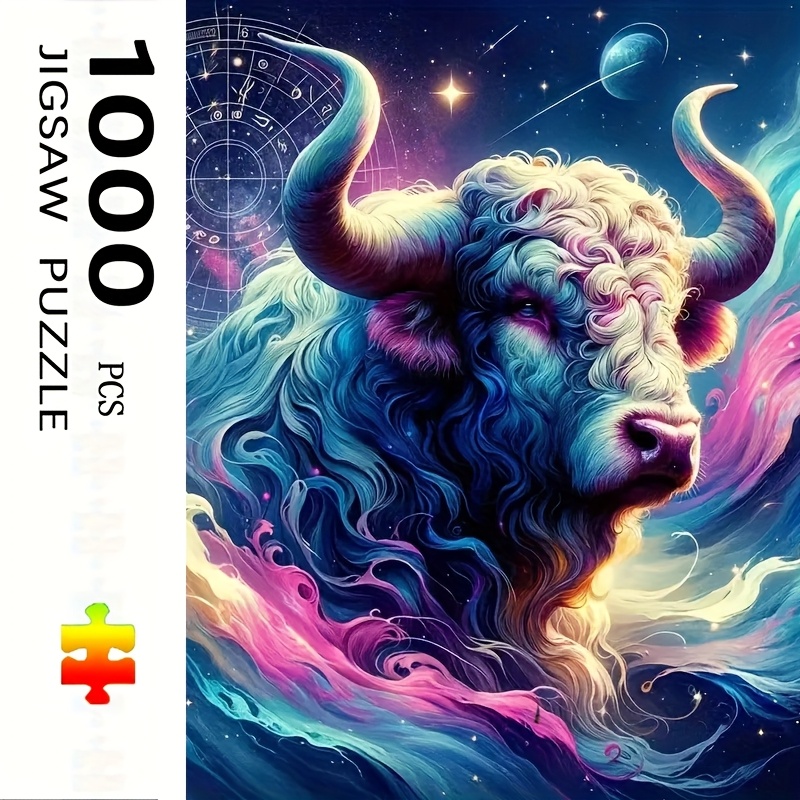 Zodiac Party Games - 500/1000/1200/2000 PCS 직소 퍼즐 황소자리 별자리