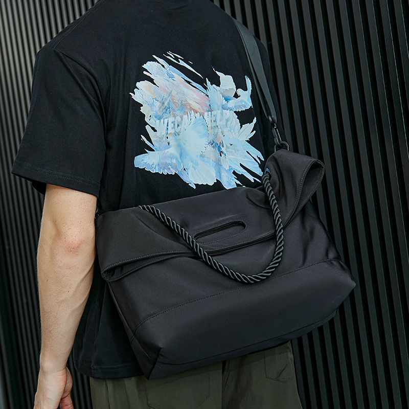 Sack Race Bag - 패션 남성용 크로스 바디 백 대용량