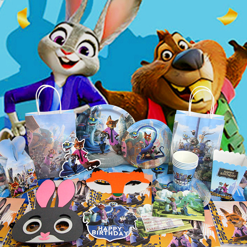 주토피아 생일 파티 장식 2차 만화 라텍스 풍선 어린이 - Zootopia Party Games 리뷰 및 가격