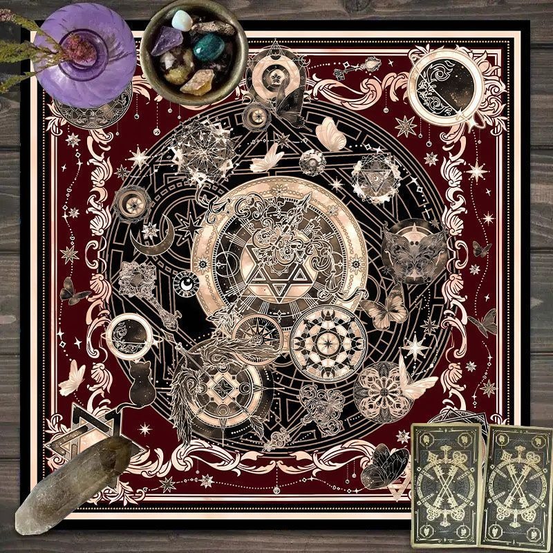 조디악 패턴 타로 천 - 타로 점술용 태양 제단 천,  - Zodiac Party Games 리뷰 및 가격