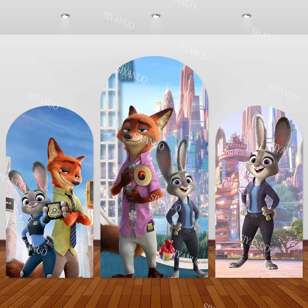 주토피아 키즈 생일 파티 배경 장식 포토 아치 사진 배 - Zootopia Party Games 리뷰 및 가격