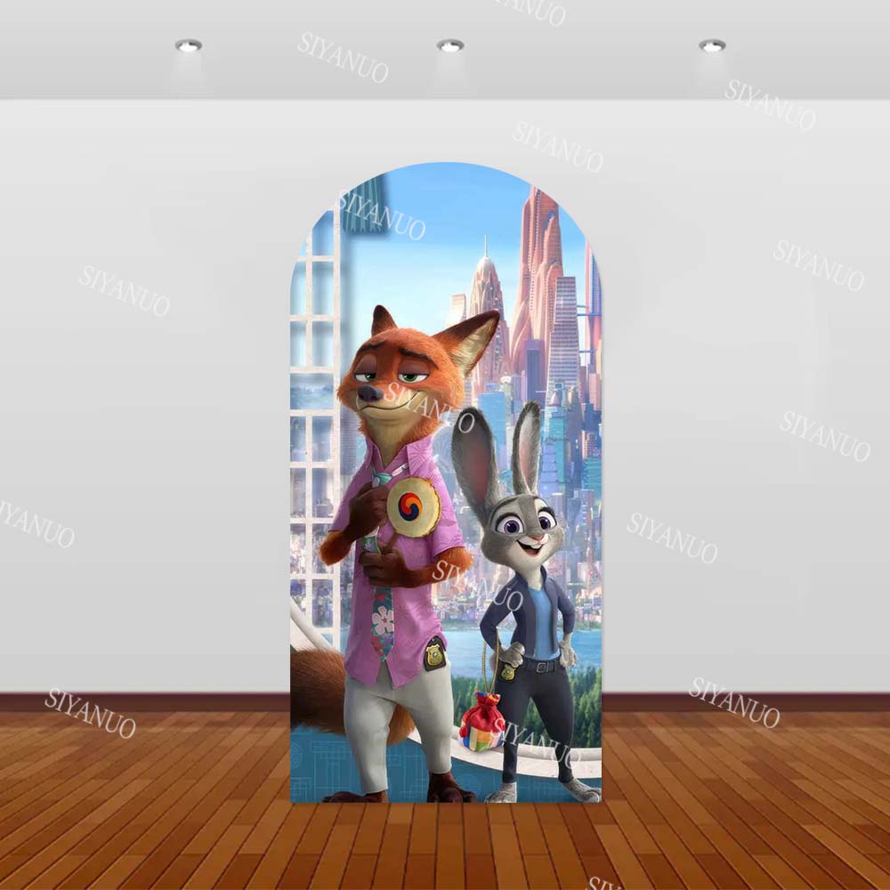 주토피아 키즈 생일 파티 배경 장식 포토 아치 사진 배 - Zootopia Party Games 리뷰 및 가격
