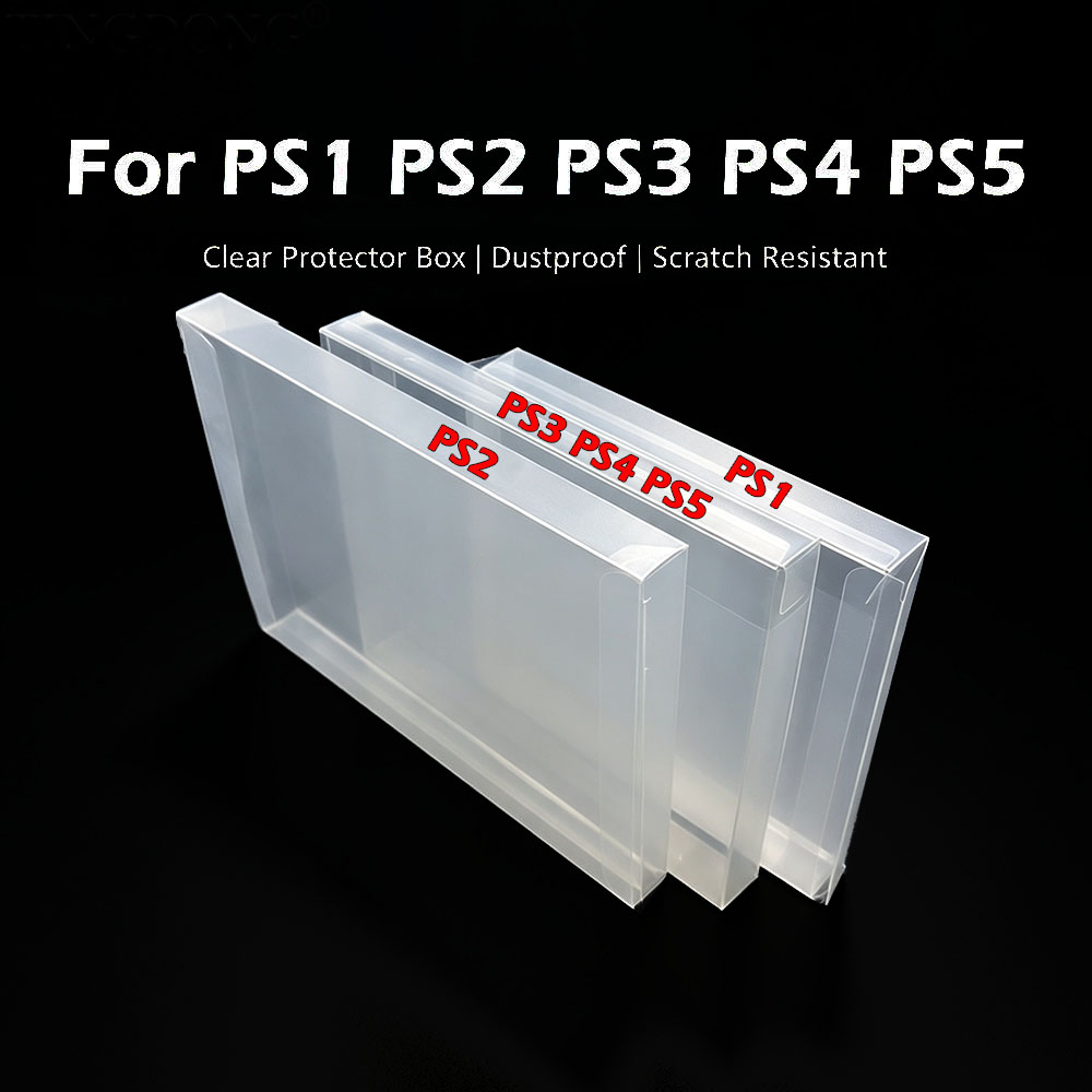 1-10개 투명 PET 게임 보호 박스 (PS1, PS - Party Games Playstation 리뷰 및 가격