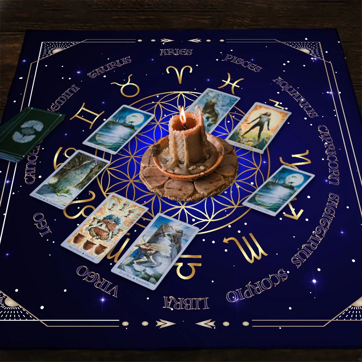 조디악 타로 식탁보 바퀴, 만다라 제단 천, 타로 매트 - Zodiac Party Games 리뷰 및 가격