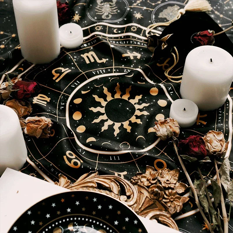 타로 천 점성술 휠 점성술 벨벳 천 점술 보드 게임 매 - Zodiac Party Games 리뷰 및 가격