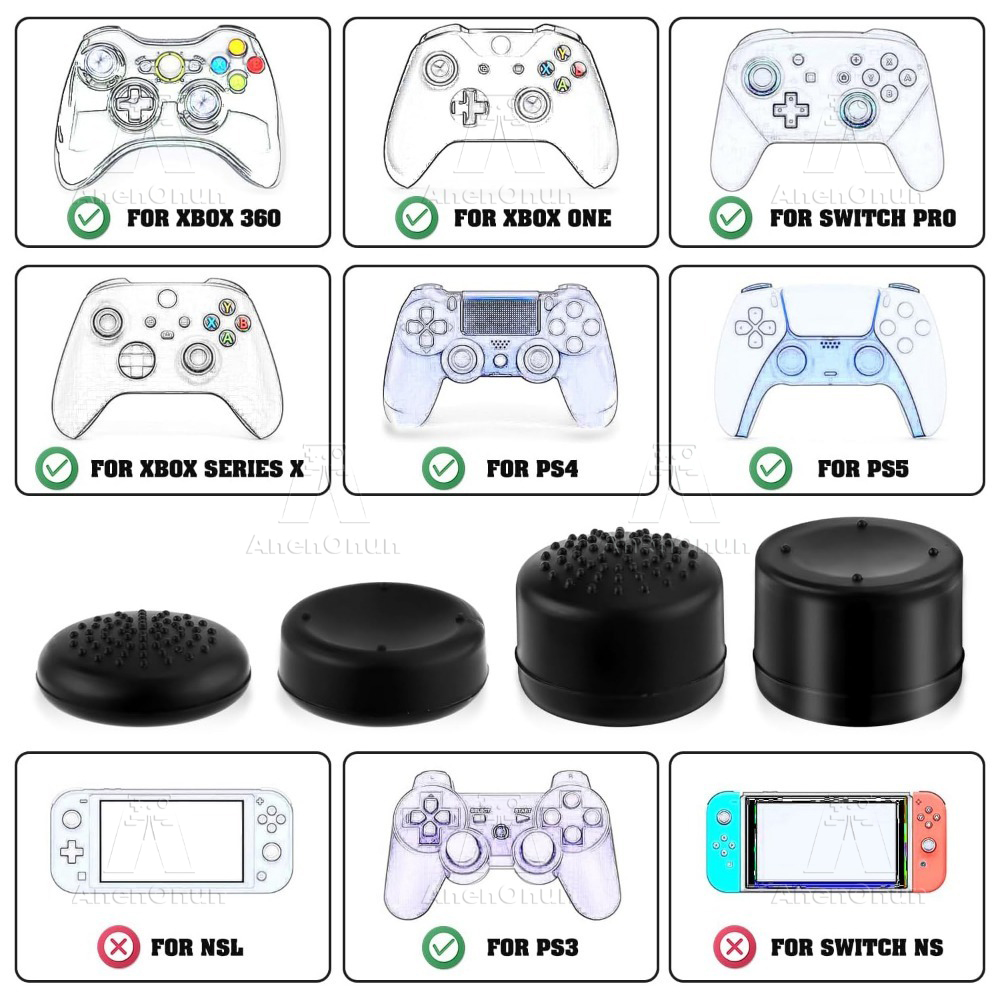 엄지 그립 캡 컨트롤러 조이스틱 캡 하이 퀄리티 실리콘 - Party Games Playstation 리뷰 및 가격