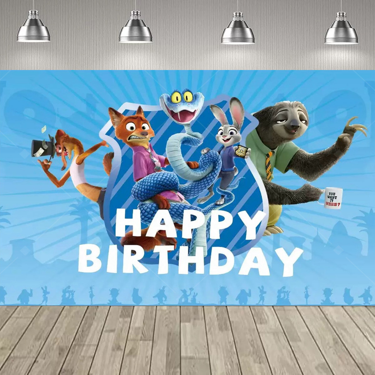 만화 Zootopia 파티 장식 배경 귀여운 Zooto - Zootopia Party Games 리뷰 및 가격